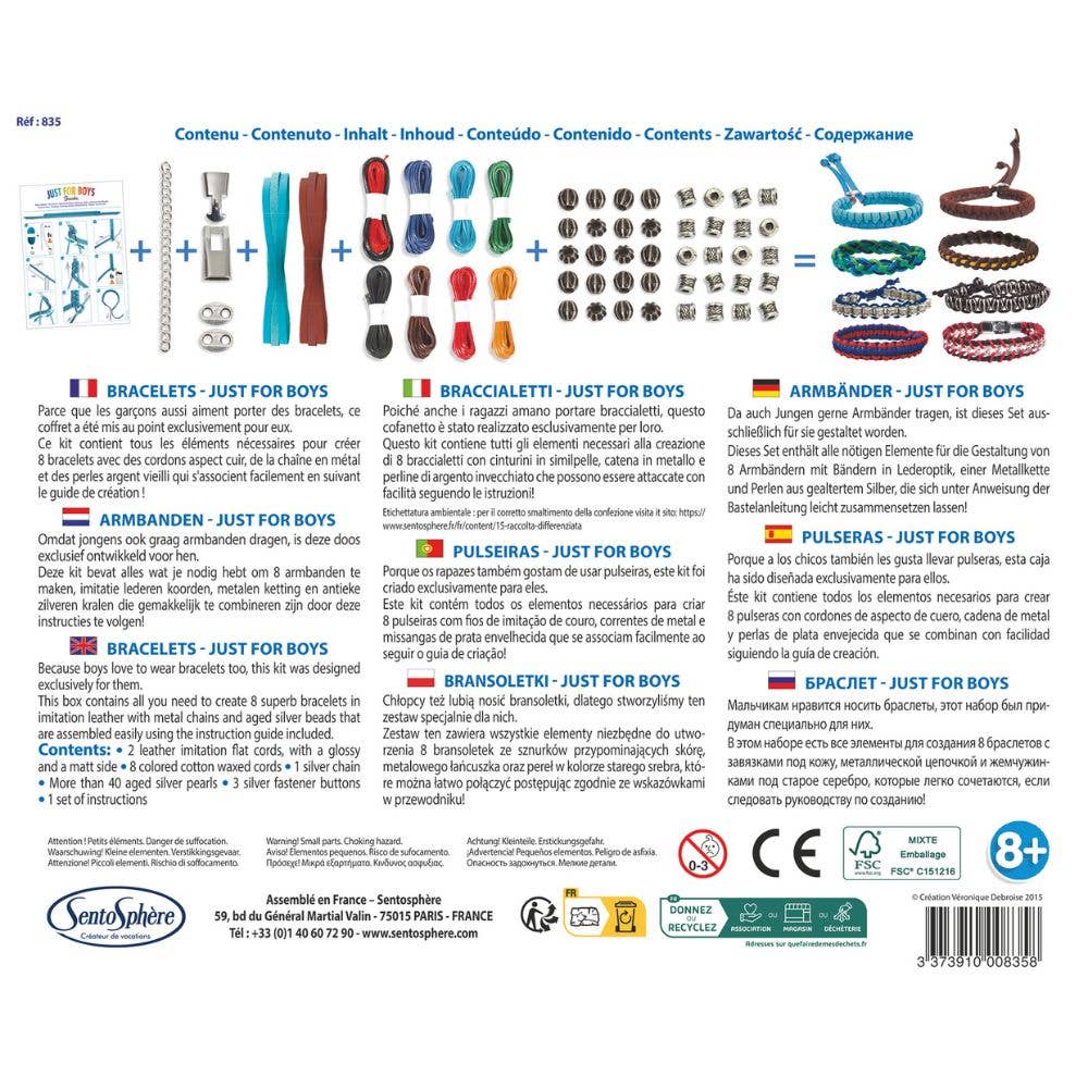 Sentosphere Just for Boys Bracelets Workshop