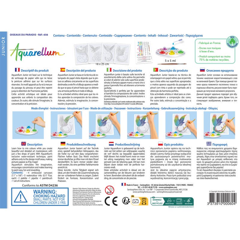 Painting Set - Aquarellum Birds of Paradise - Medium