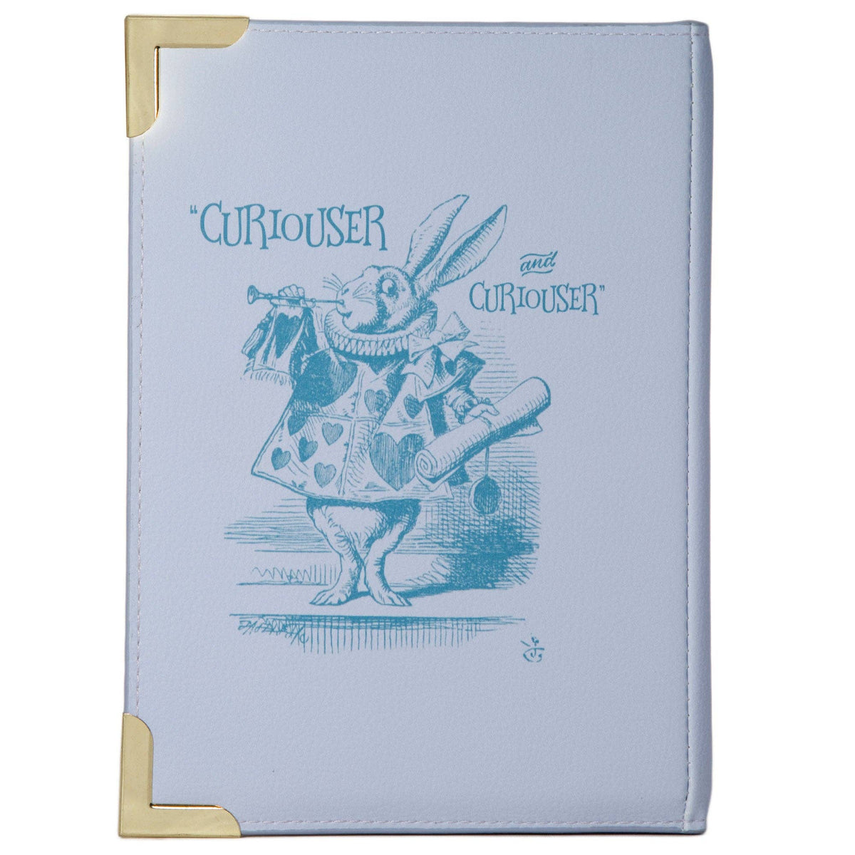 Alice in Wonderland Original Purple Book Handbag Crossbody Purse: Small