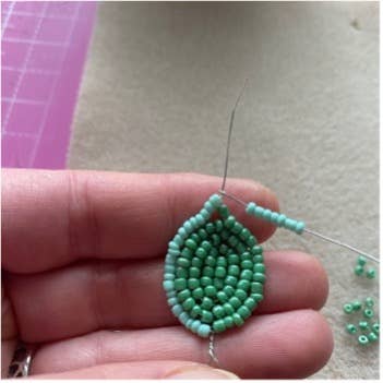 Echeveria Succulent Beaded Craft Kit. A creative gift idea