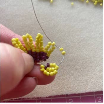 Pansy Beaded Flower Craft Kit -  A creative gift idea.