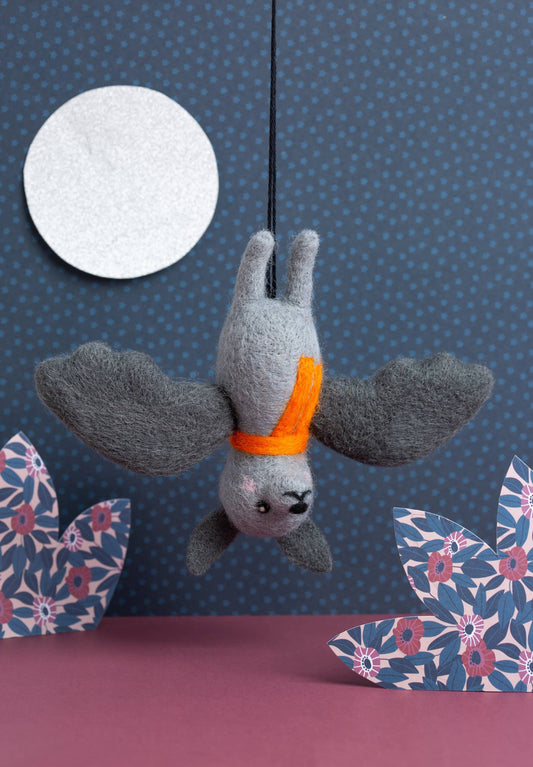Bat Mini Needle Felting Kit | Beginner Craft Kit for Adults