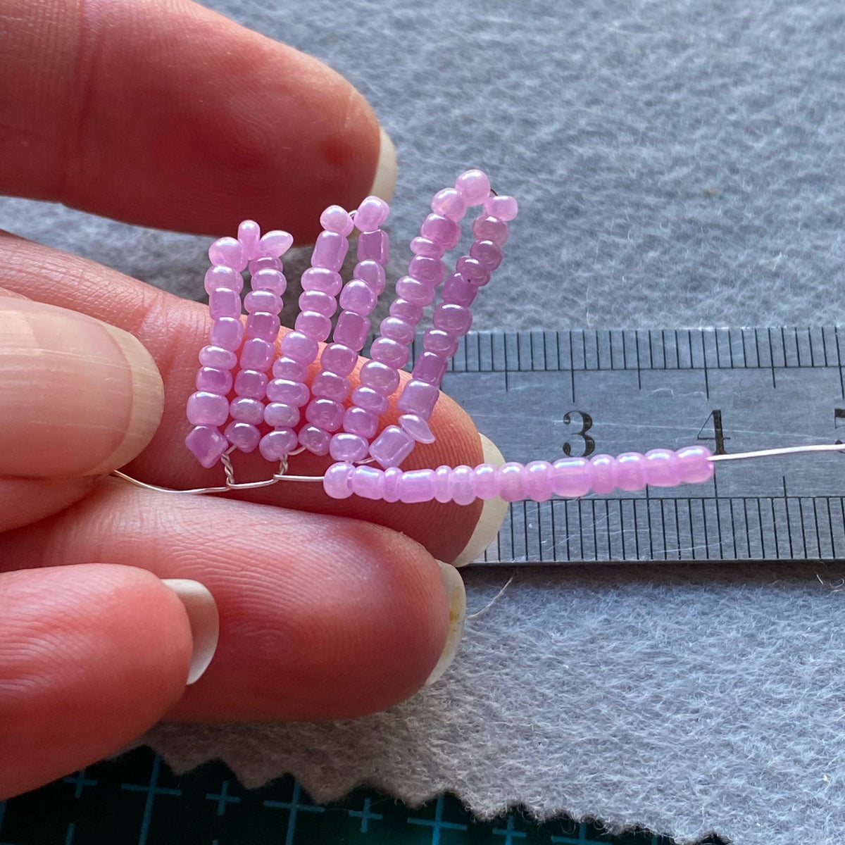 Butterflies Pink/Purple Bead Craft Kit - A creative gift.