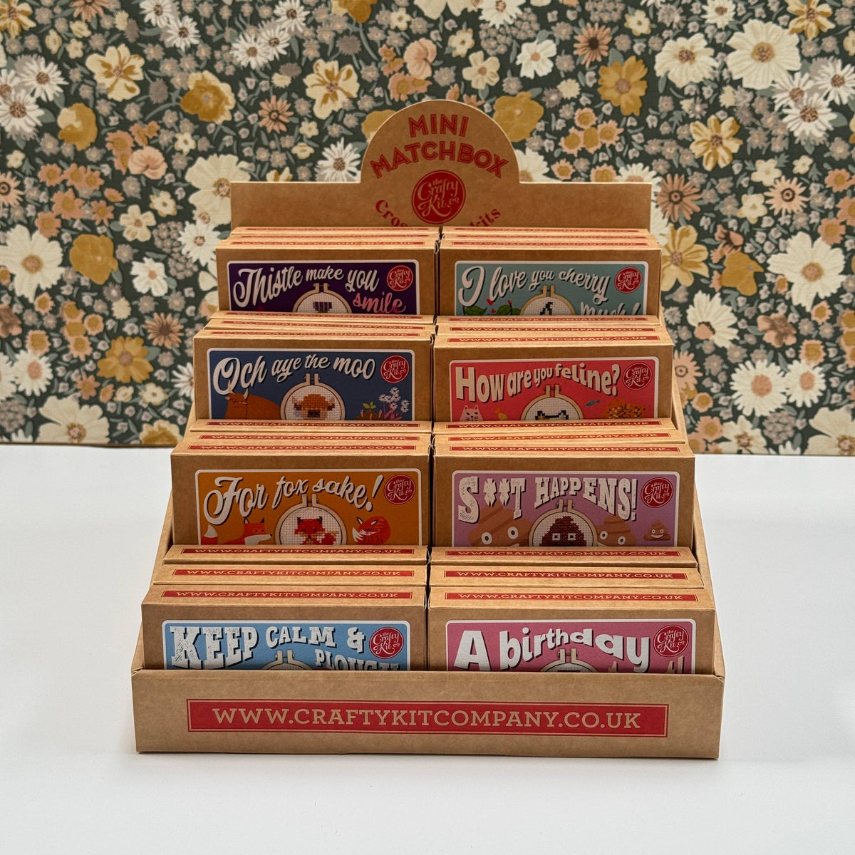 Let's Shellebrate! Mini Matchbox Cross Stitch Kit