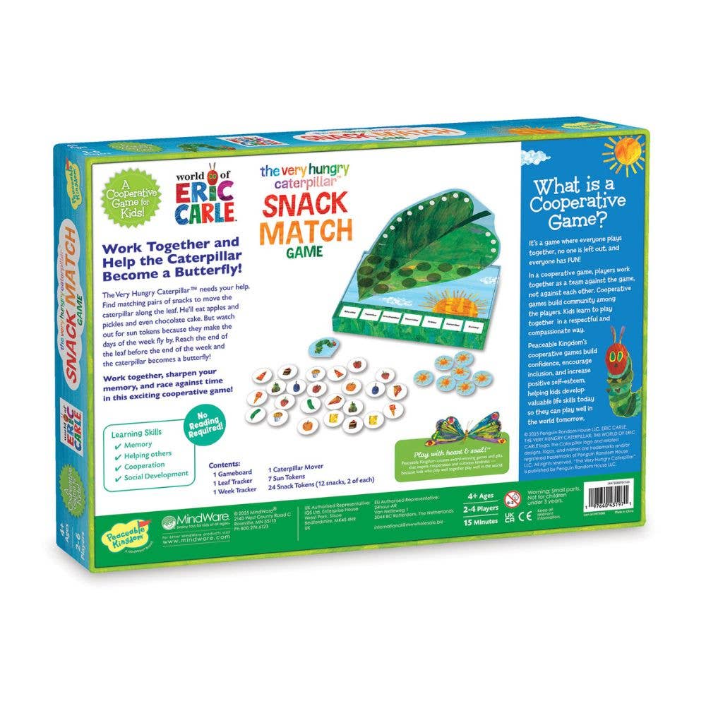 World of Eric Carle Very Hungry Caterpillar Snack Match Game