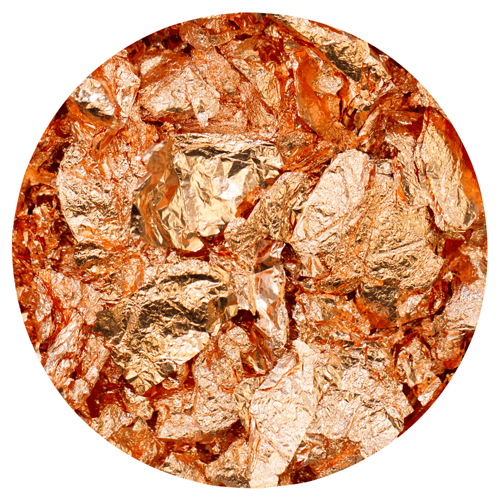 Nuvo - Gilding Flakes - Sunkissed Copper (200ml) - 852n