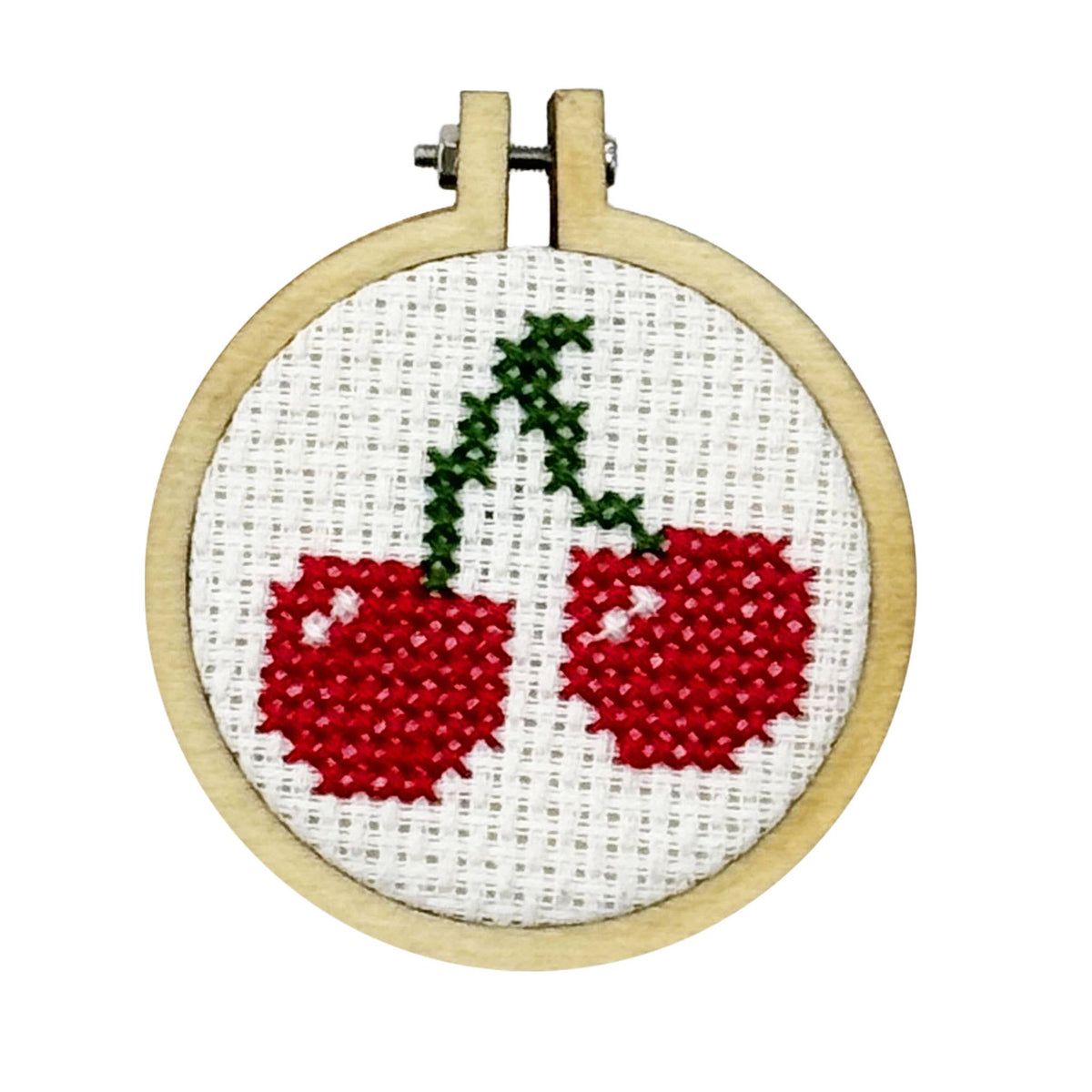 I Love You Cherry Much Mini Matchbox Cross Stitch Kit