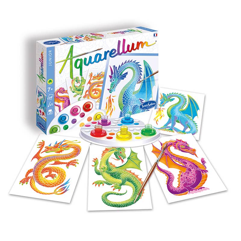 Paint by Numbers - Aquarellum Dragons - Medium