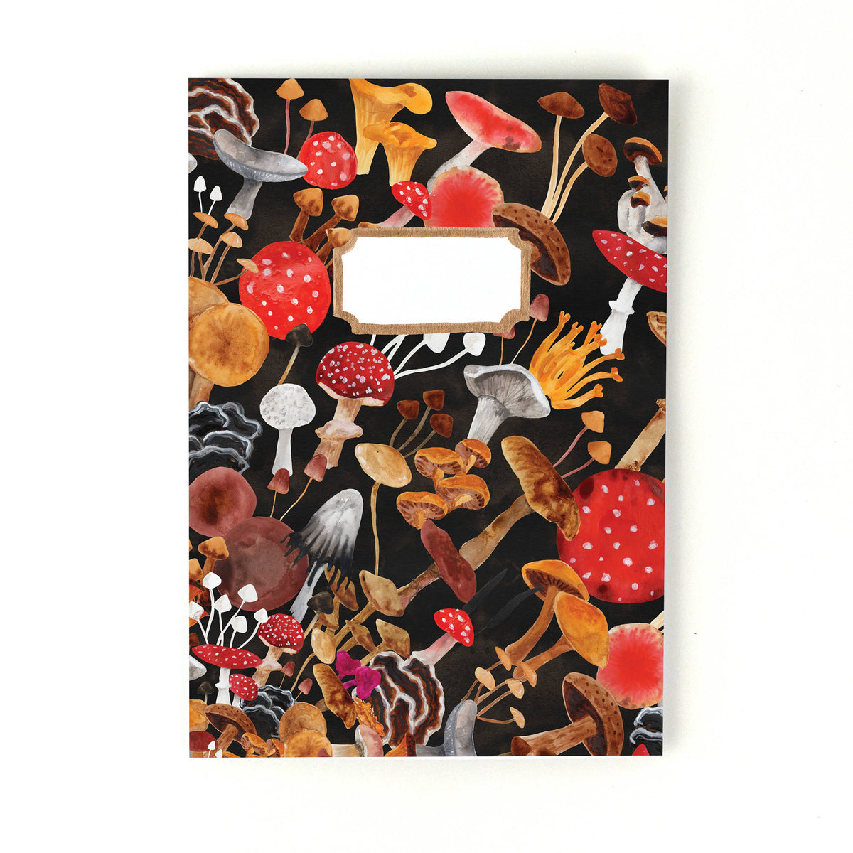 Fungi A5 Recycled Notebook - 36 Plain Pages