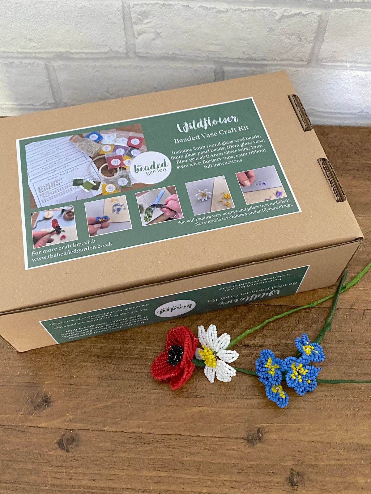 Wildflower Vase Craft Kit. A Creative Gift Idea.
