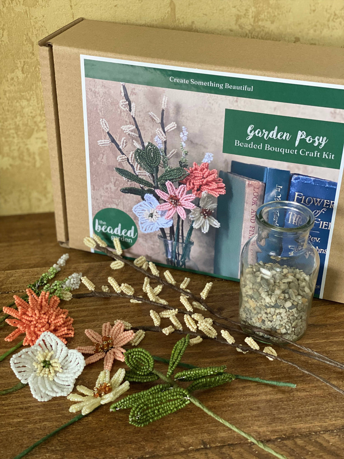 Garden Posy Vase Craft Kit. A Creative Gift Idea. 
