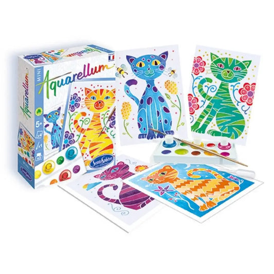 Painting Set - Aquarellum Cats - Small