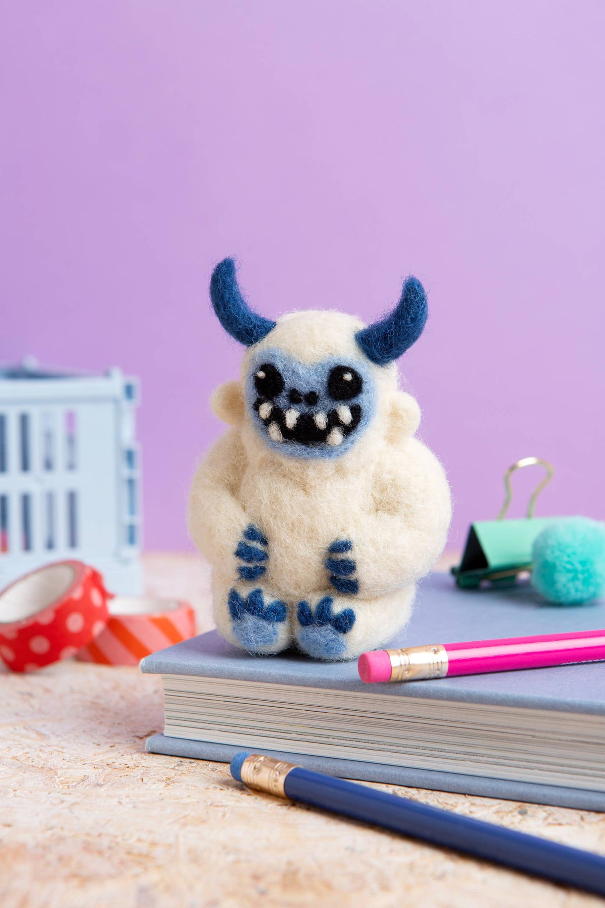 Yeti Mini Needle Felting Kit | Beginner Craft Kit