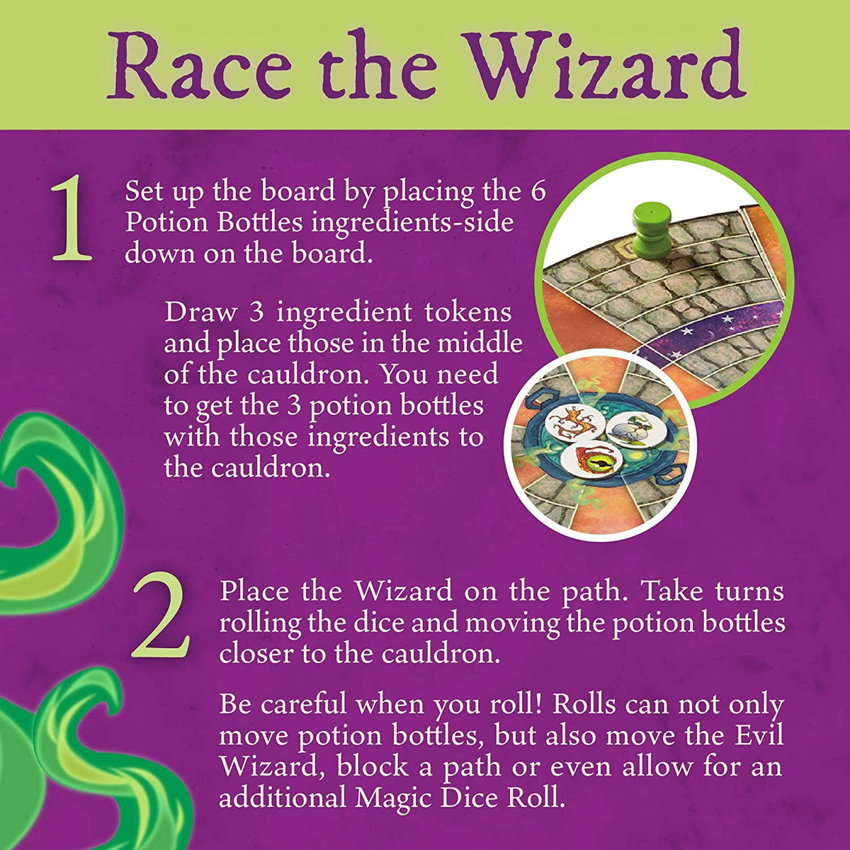 Peaceable Kingdom Cauldron Quest Cooperative Game for Kids