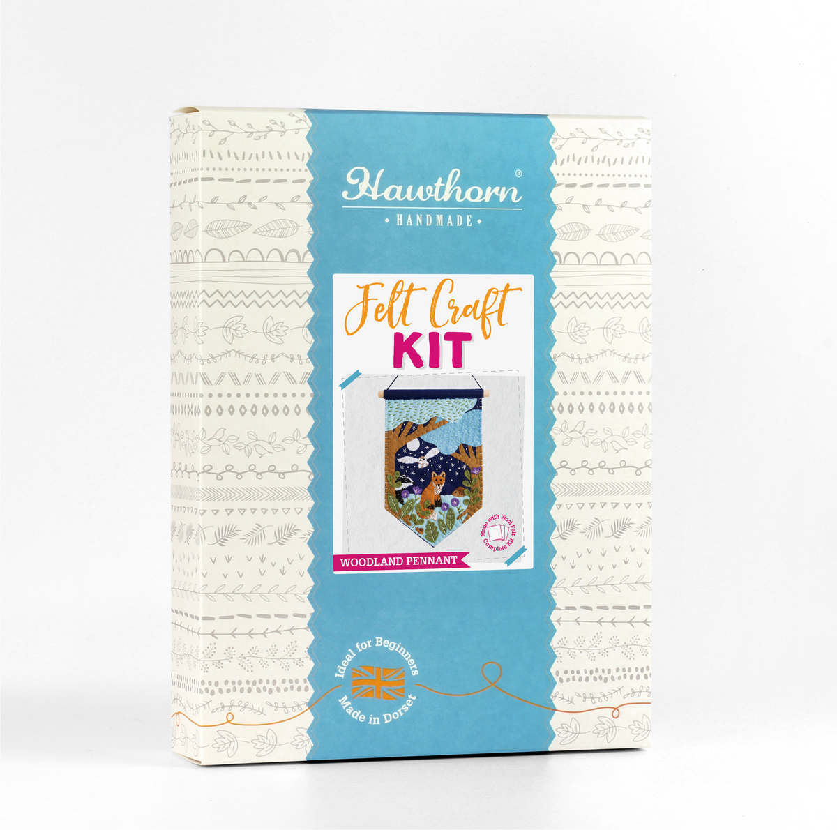 Woodland Pennant Felt Craft Kit | Beginner Craft Kit