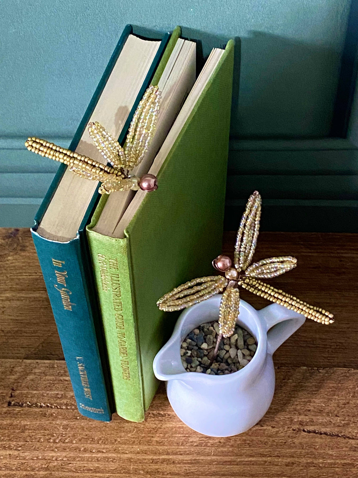 Golden Dragonflies Bead Craft Kit -A creative gift idea.