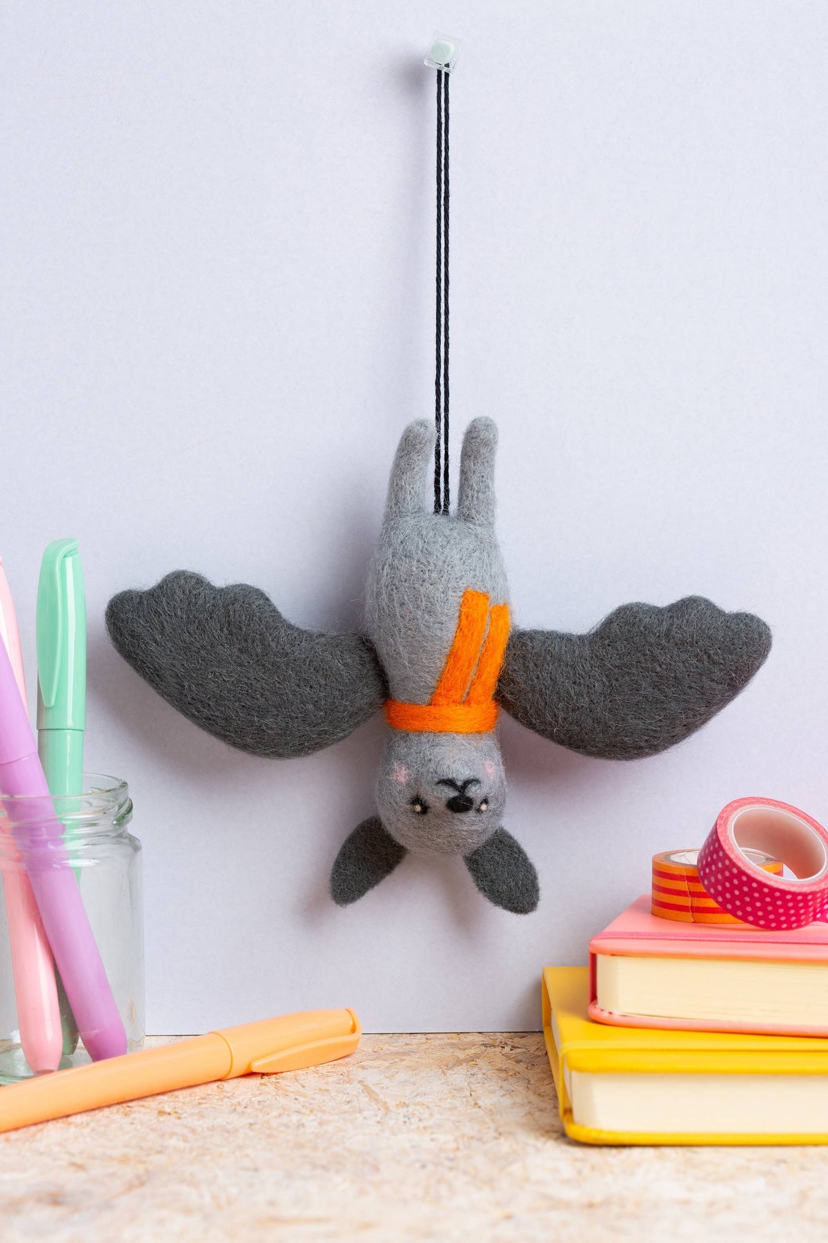 Bat Mini Needle Felting Kit | Beginner Craft Kit for Adults