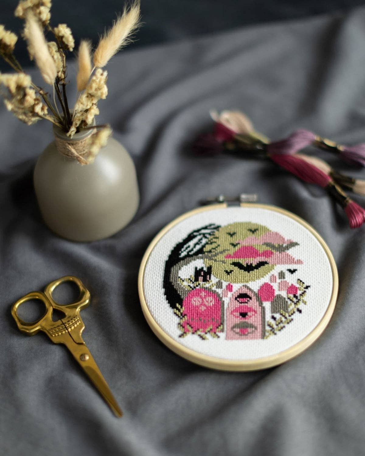 'The Graveyard' Cross Stitch Kit