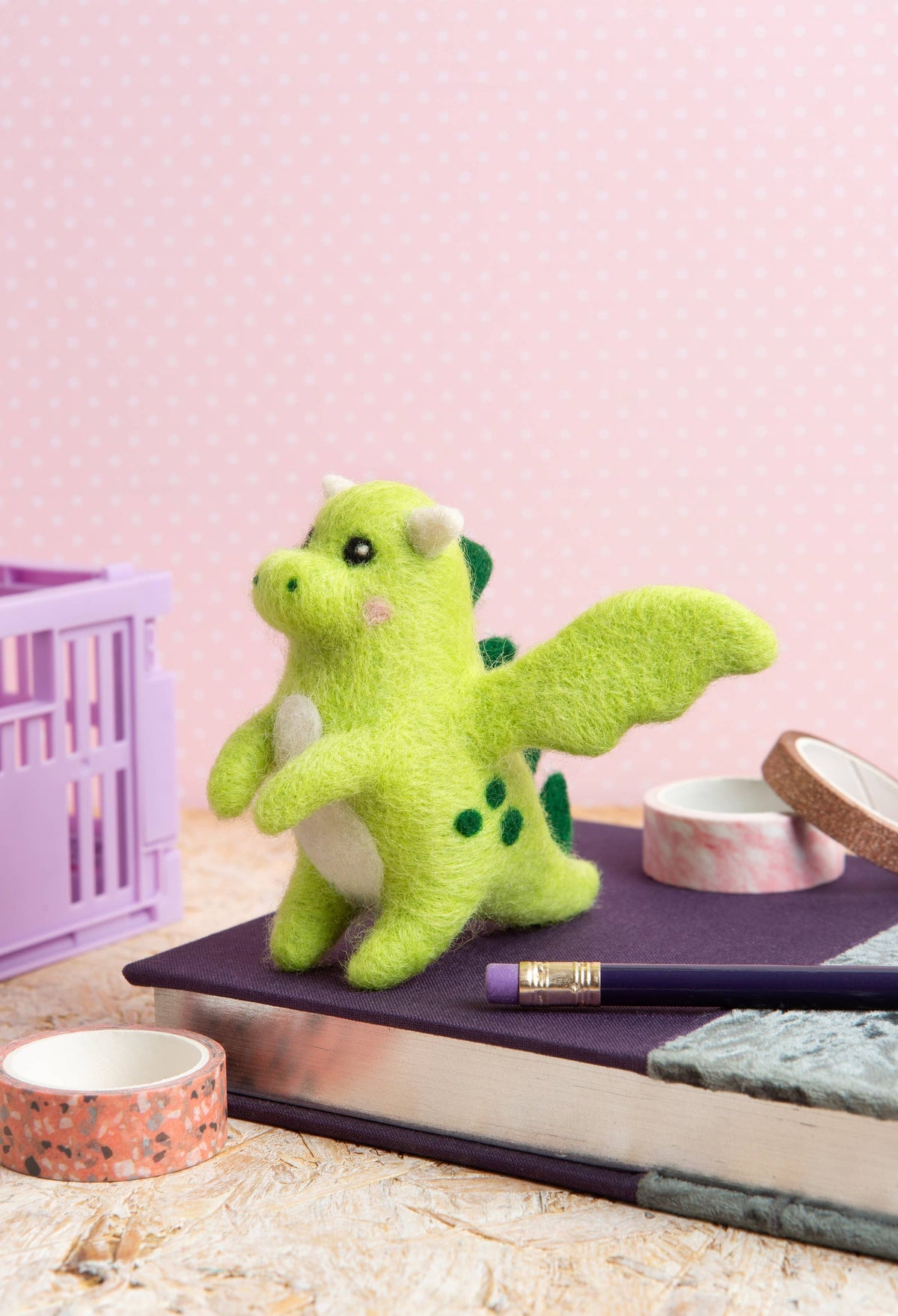 Baby Dragon Mini Needle Felting Kit | Beginner Craft Kit