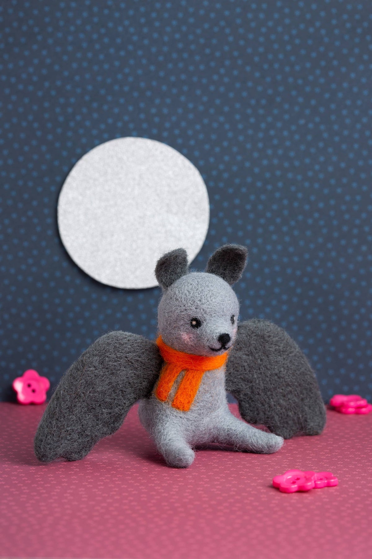 Bat Mini Needle Felting Kit | Beginner Craft Kit for Adults