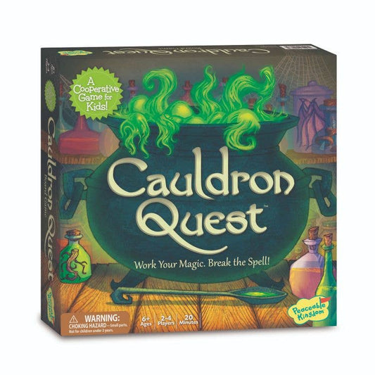 Peaceable Kingdom Cauldron Quest Cooperative Game for Kids