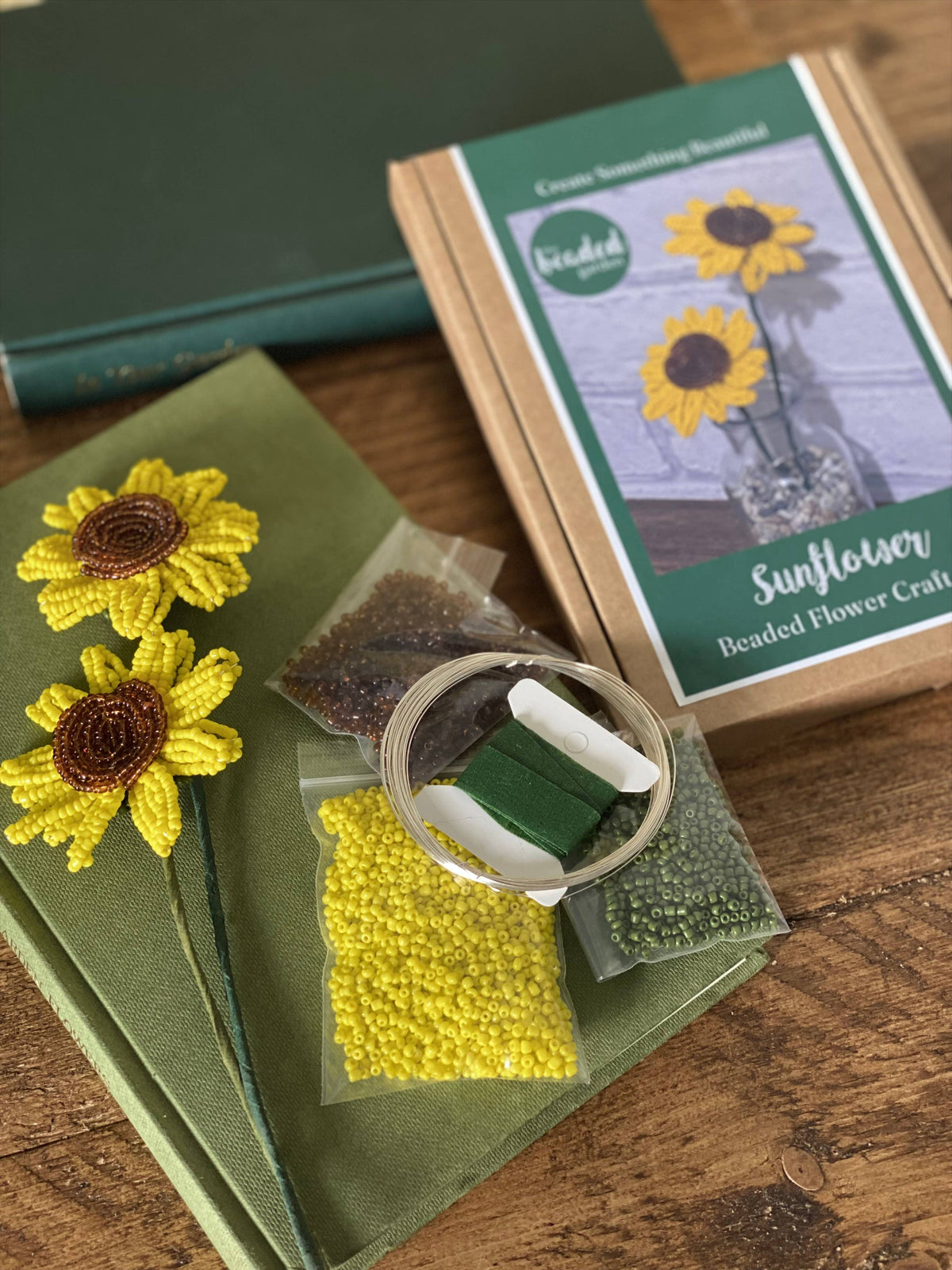 Sunflower Bead Craft Kit - A creative gift idea. 