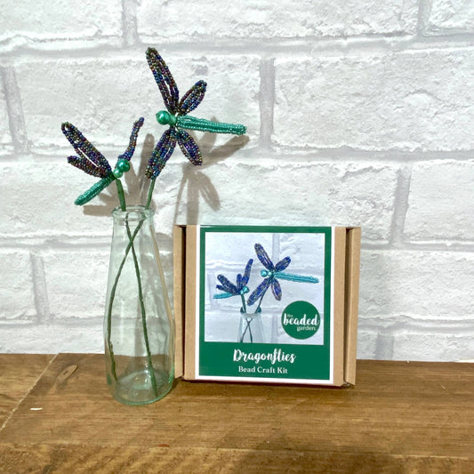 Iris Dragonflies Bead Craft Kit -A creative gift idea.