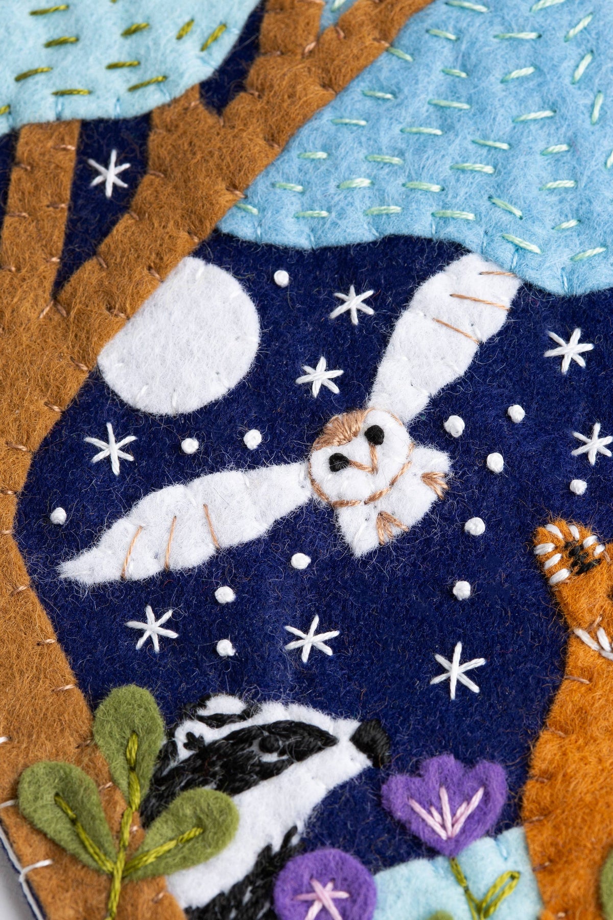 Woodland Pennant Felt Craft Kit | Beginner Craft Kit