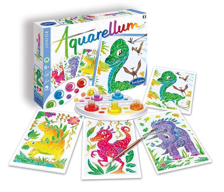 Paint by Numbers - Aquarellum Dinosaurs - Medium