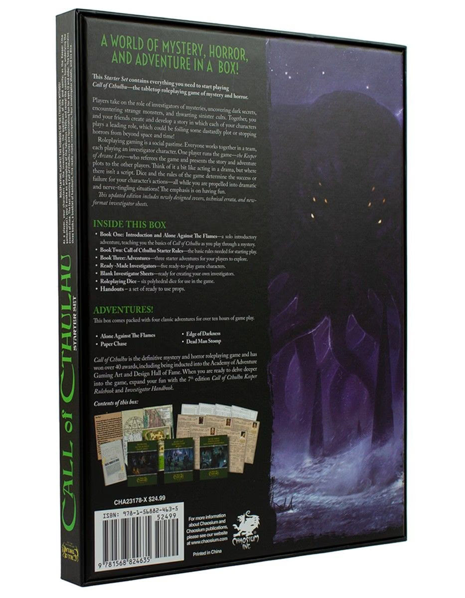 Starter Box Set (7th Edition): Call of Cthulhu RPG