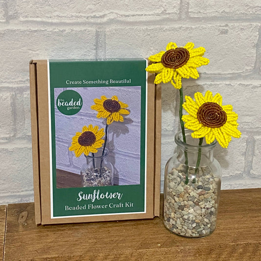 Sunflower Bead Craft Kit - A creative gift idea. 