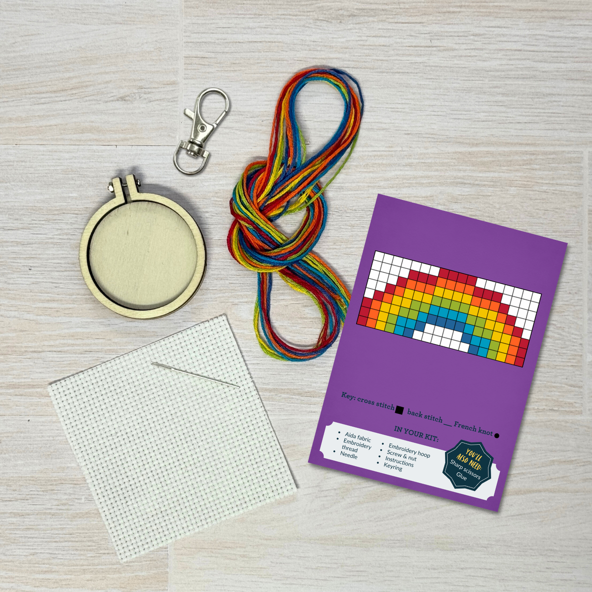 Love is Love Mini Matchbox Cross Stitch Kit