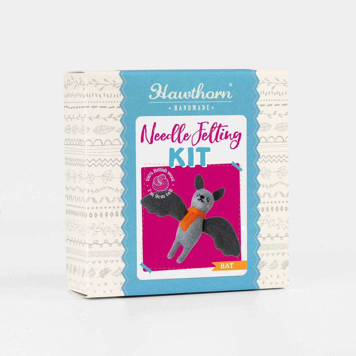 Bat Mini Needle Felting Kit | Beginner Craft Kit for Adults