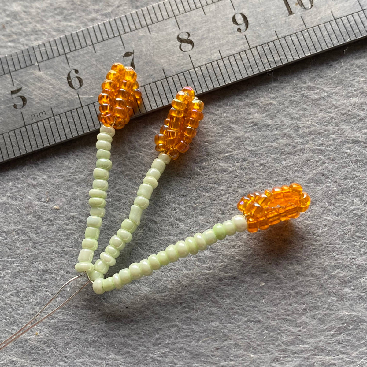 Lily Flower Bead Craft Kit -A creative gift idea.