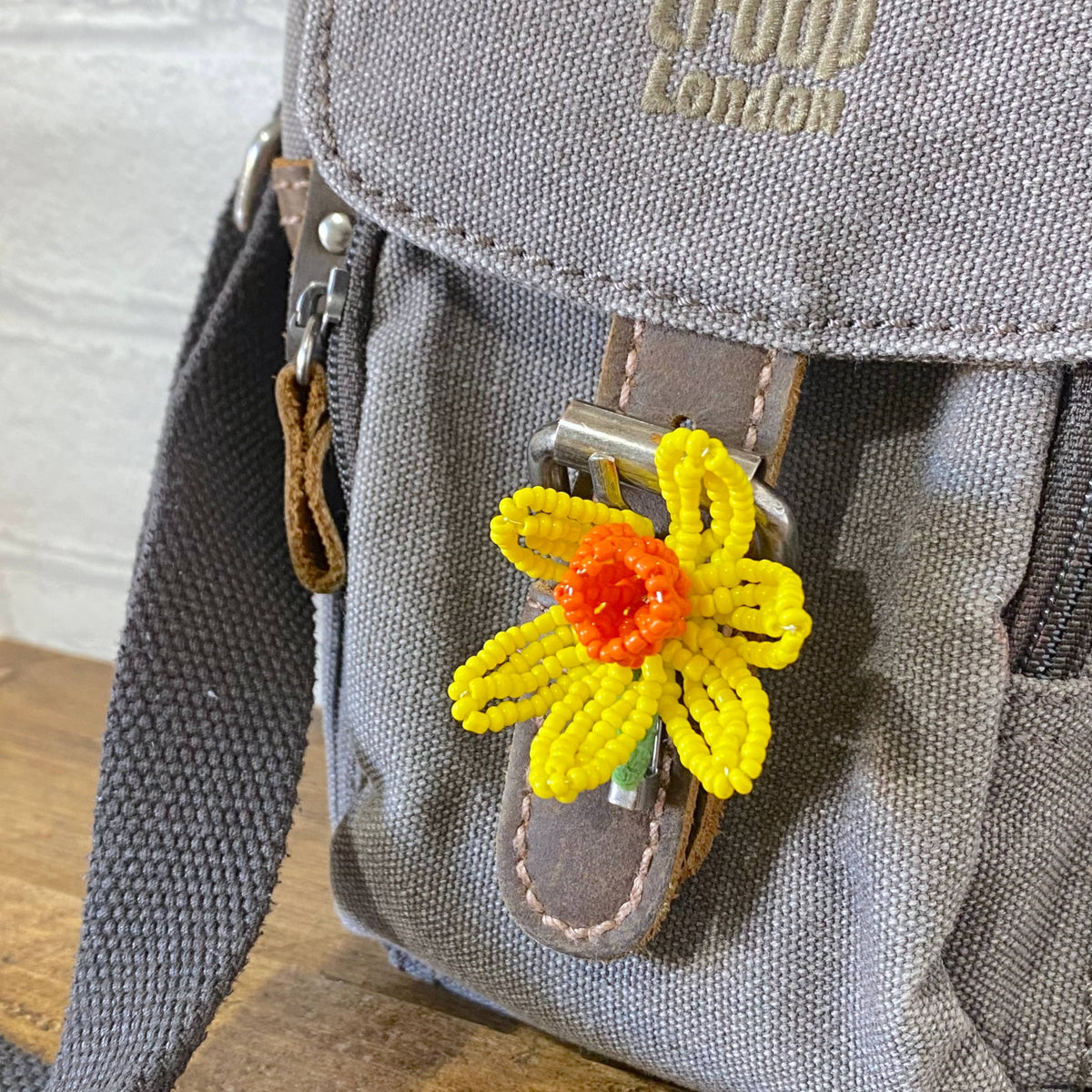 Daffodil Flower Brooch Pin Craft Kit -A creative gift idea.