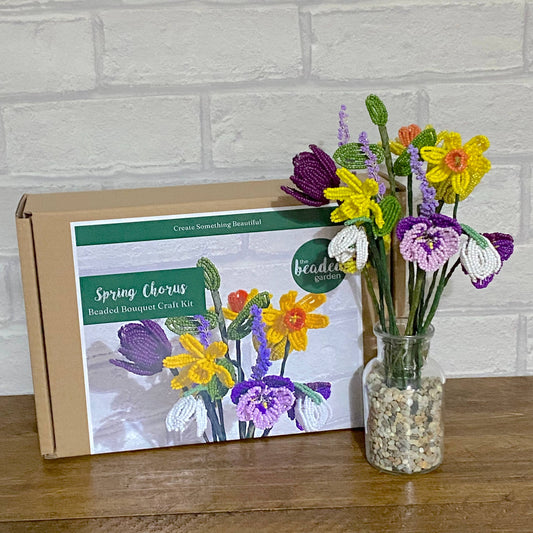 Spring Chorus Vase Craft Kit. A Creative Gift Idea. 
