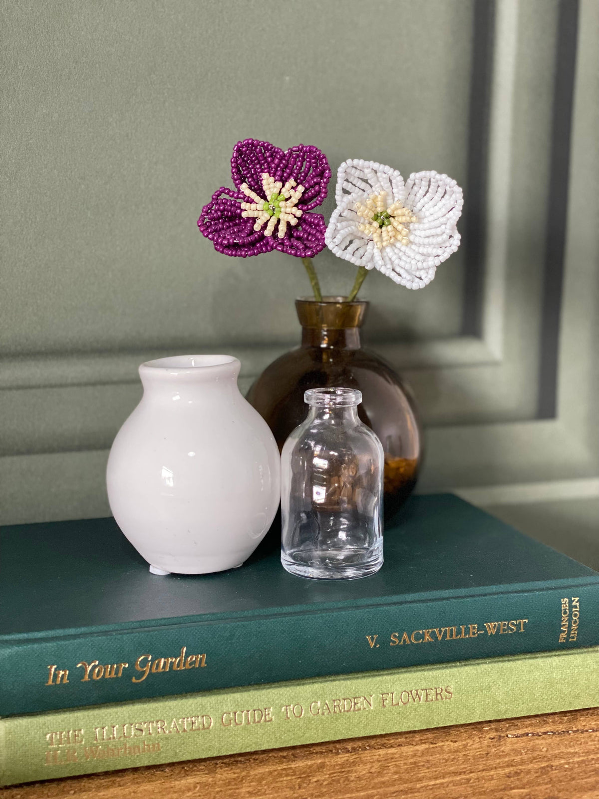 Hellebore Flower Bead Craft Kit -A creative gift idea.