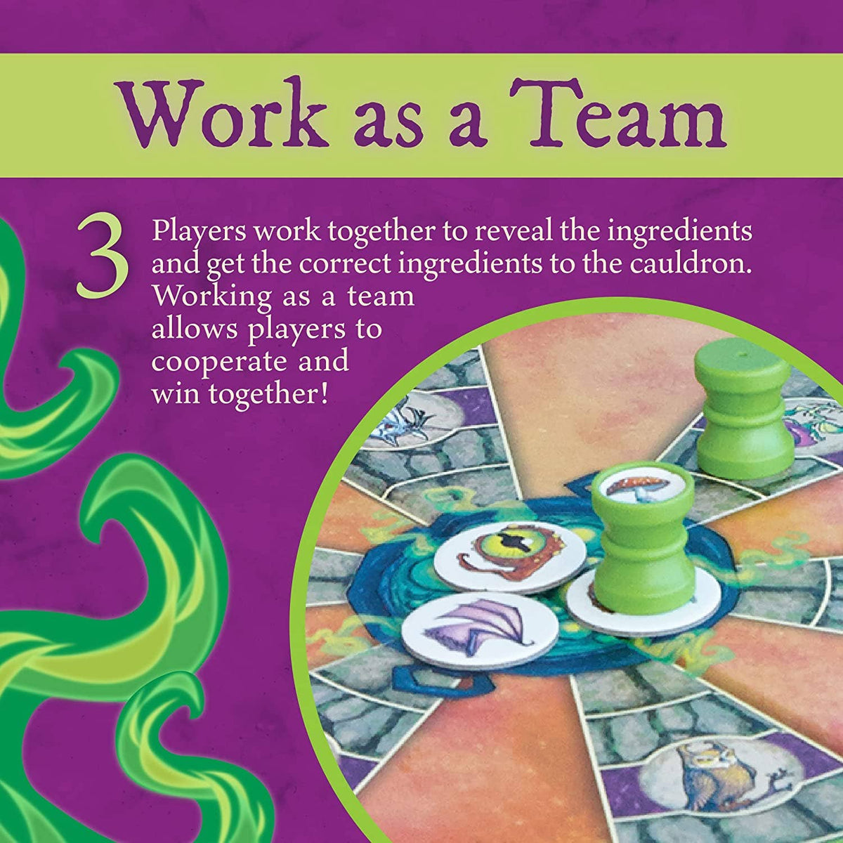 Peaceable Kingdom Cauldron Quest Cooperative Game for Kids