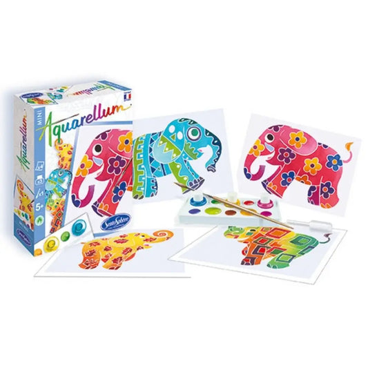 Paint by Numbers - Aquarellum Elephants - Small
