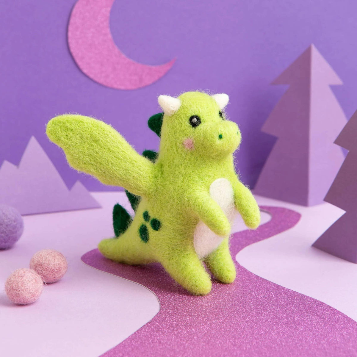 Baby Dragon Mini Needle Felting Kit | Beginner Craft Kit