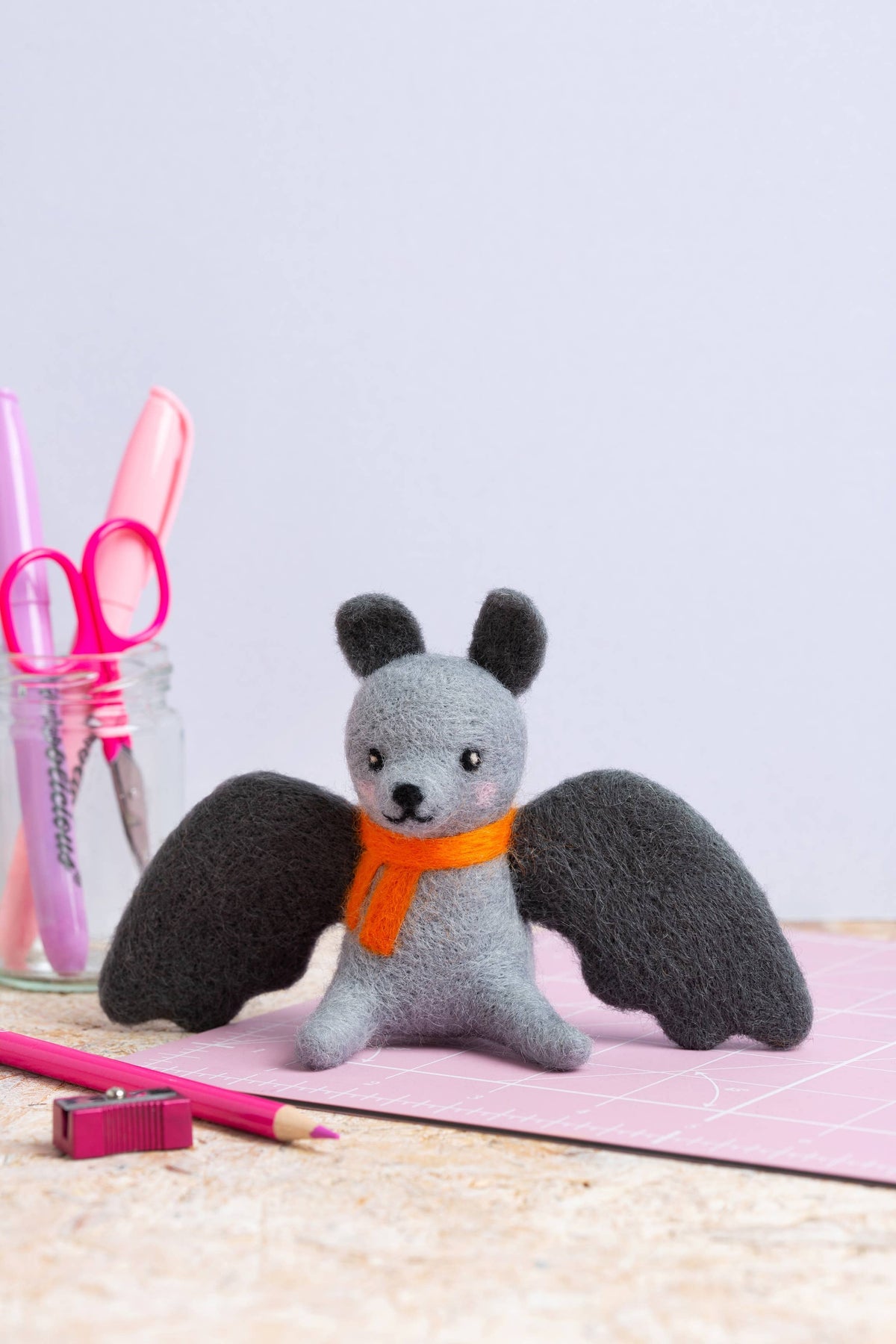 Bat Mini Needle Felting Kit | Beginner Craft Kit for Adults