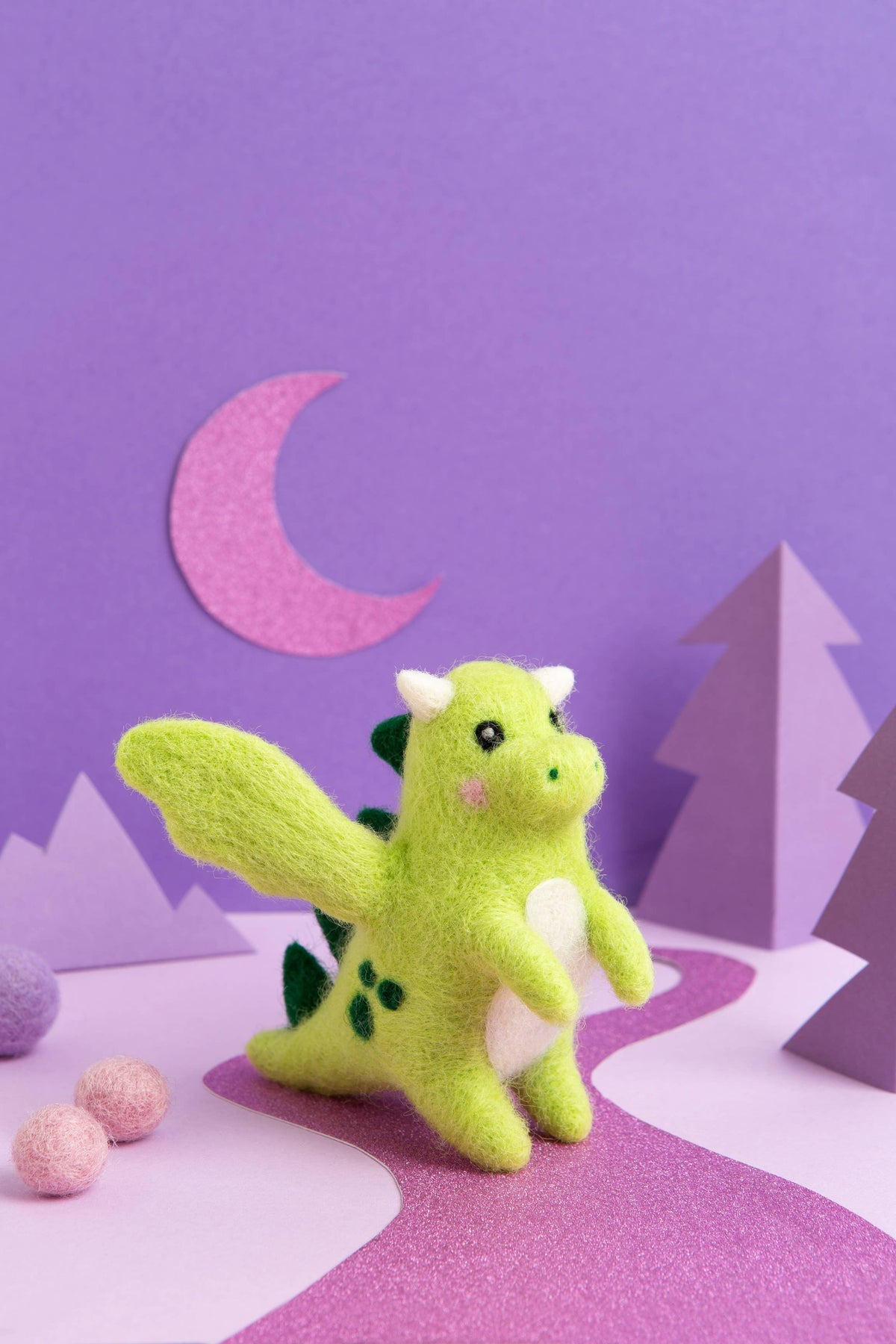 Baby Dragon Mini Needle Felting Kit | Beginner Craft Kit