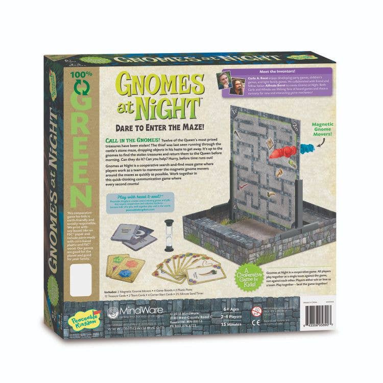 Peaceable Kingdom Gnomes at Night Cooperative Game for Kids