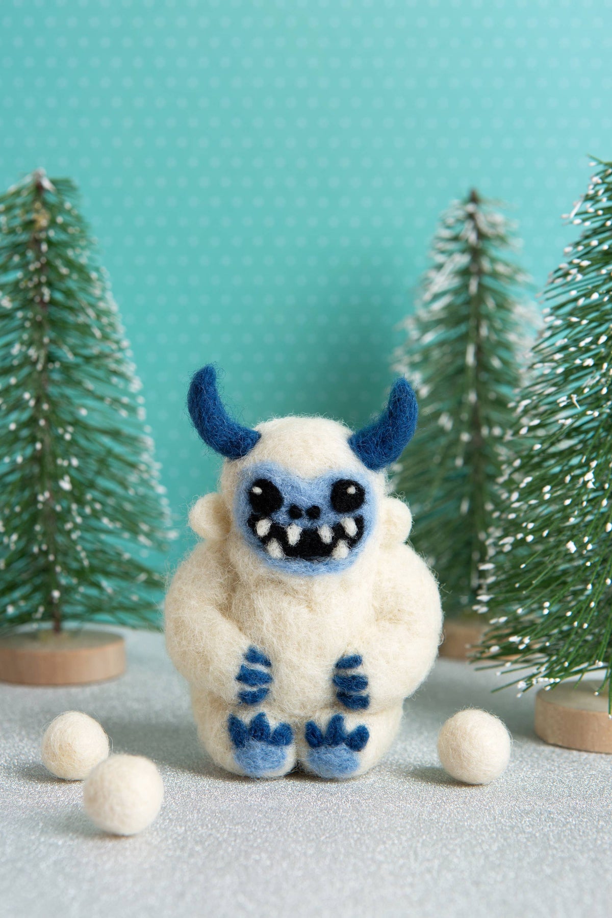 Yeti Mini Needle Felting Kit | Beginner Craft Kit