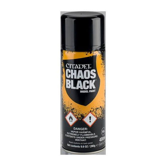 CHAOS BLACK SPRAY PAINT (UK/ROW)
